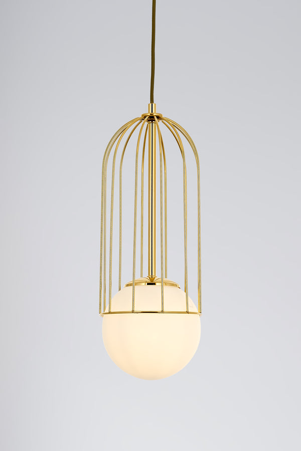 Lustra HubRom, CAPOLA 5001-4545-61 21x21xHmax40 cm 1xE27-60W Auriu