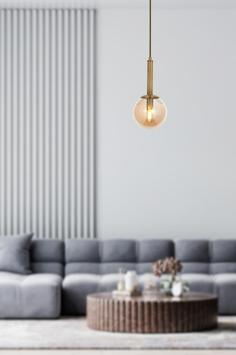 Lustra HubRom, HELYUM 5001-4521-52 16x16xHmax75 cm 1xE14-40W Antiq