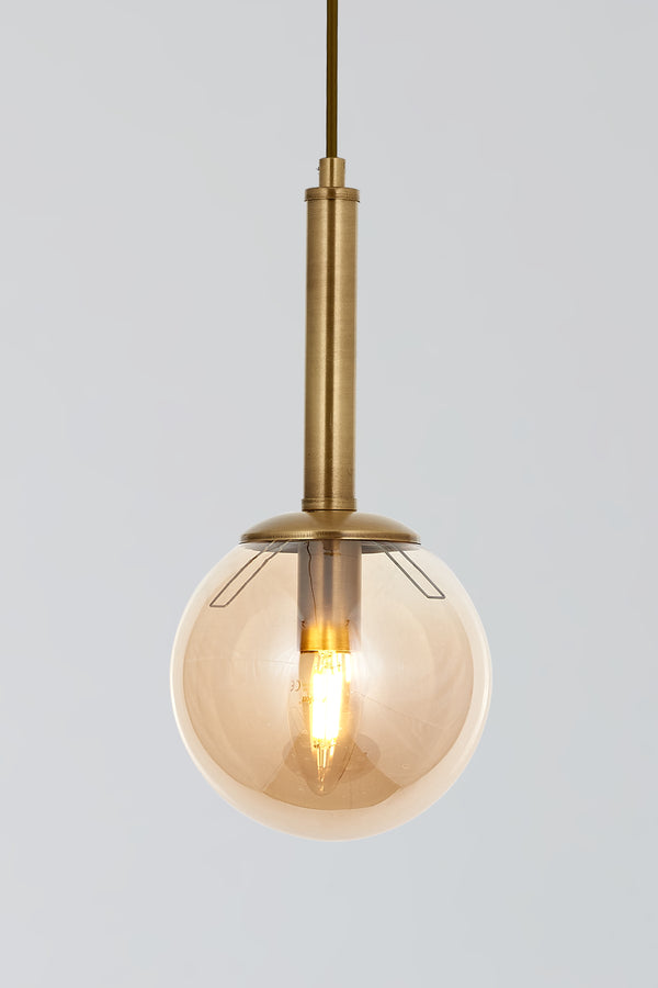 Lustra HubRom, HELYUM 5001-4521-52 16x16xHmax75 cm 1xE14-40W Antiq