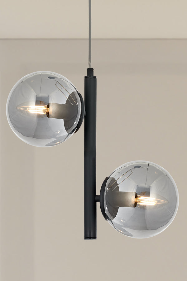 Lustra HubRom, EYLUL 5002-4552-96 35x35xHmax90 cm 2xE14-40W Antracit