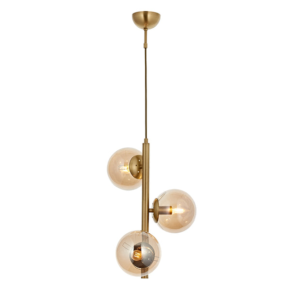 Lustra HubRom, EYLUL 5003-4552-52 35x35xHmax100 cm 3xE14-40W Antiq