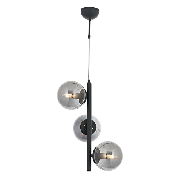 Lustra HubRom, EYLUL 5003-4552-96 35x35xHmax100 cm 3xE14-40W Antracit