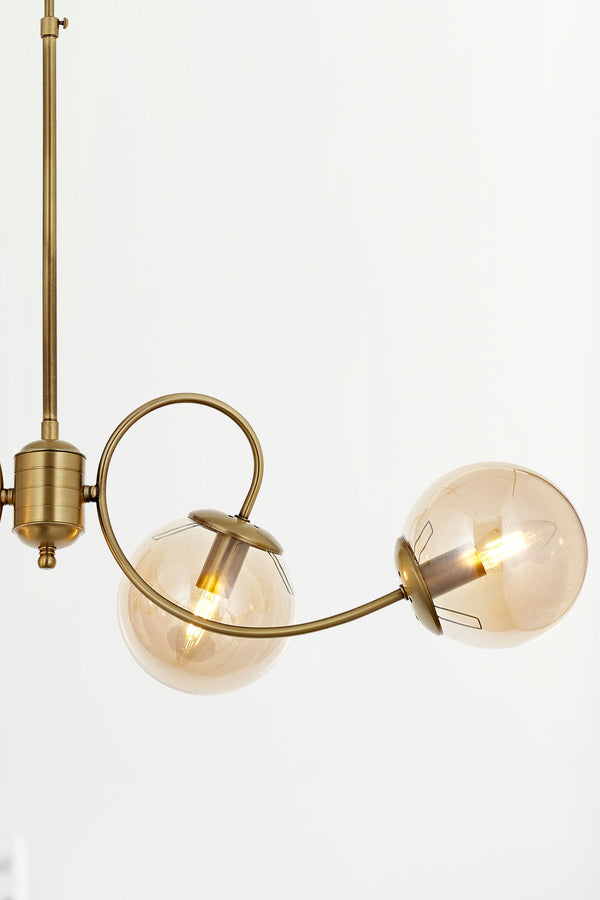 Lustra HubRom, MARAL 5004-4032-52 85x85xHmax90 cm 4xE14-40W Antiq