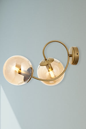 Aplica HubRom, MARAL 5102-4032-52 27x27xHmax25 cm 2xE14-40W Antiq