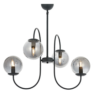 Lustra HubRom, SINIR 5004-8080-96 65x65xHmax95 cm 4xE14-40W Antracit