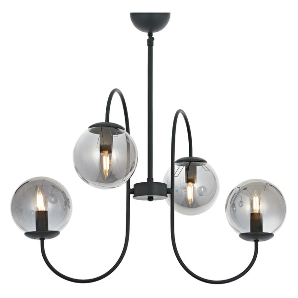 Lustra HubRom, SINIR 5004-8080-96 65x65xHmax95 cm 4xE14-40W Antracit