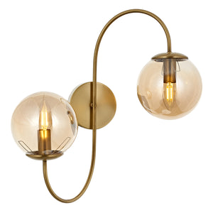 Aplica HubRom, SINIR 5102-8080-52 28x28xHmax45 cm 2xE14-40W Antiq