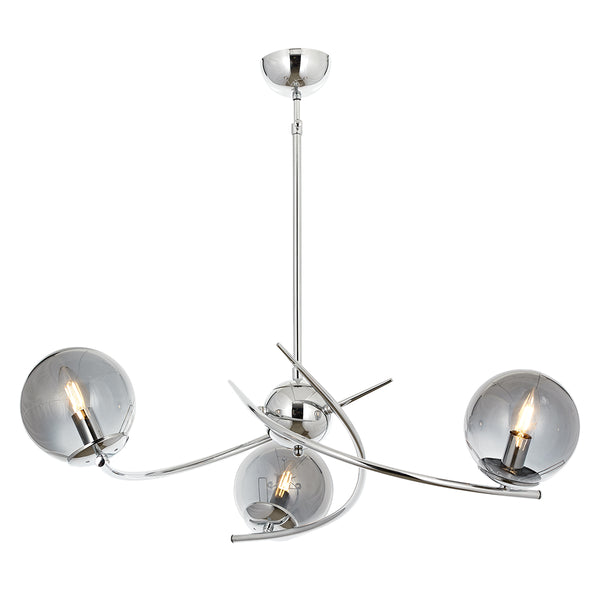 Lustra HubRom, ZULAY 5003-1020-51 80x80xHmax60 cm 3xE27-60W Crom