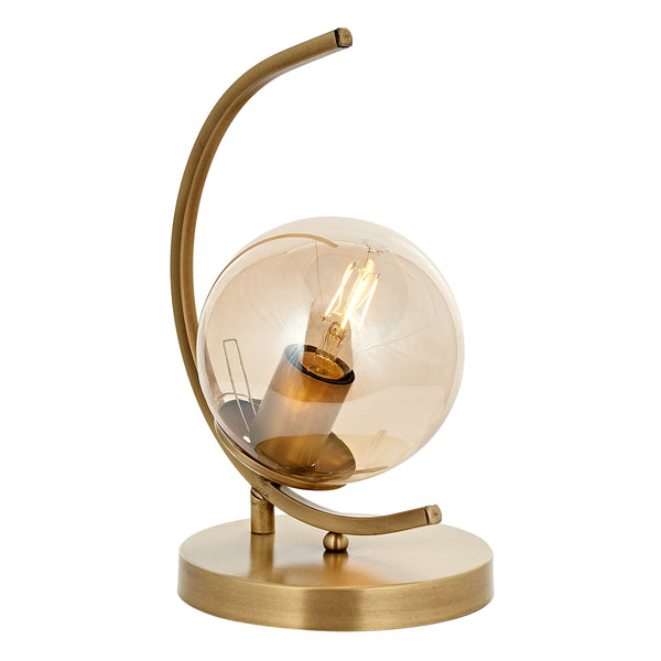 Veioza HubRom, ZAFRA 5201-1008-52 17x17xHmax32 cm 1xE27-60W Antiq