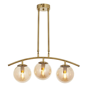 Lustra HubRom, OZEN 5403-2201-52 60x60xHmax75 cm 3xE14-40W Antiq