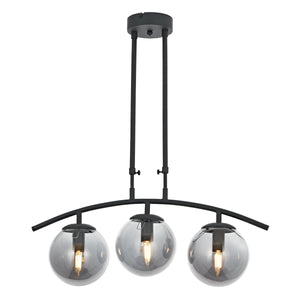 Lustra HubRom, OZEN 5403-2201-96 60x60xHmax75 cm 3xE14-40W Antracit