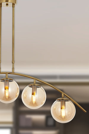 Lustra HubRom, OZEN 5405-2201-52 95x95xHmax80 cm 5xE14-40W Antiq