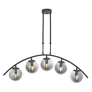 Lustra HubRom, OZEN 5405-2201-96 95x95xHmax80 cm 5xE14-40W Antracit