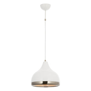 Lustra HubRom, DELIGHT 5001-4556-35 28x28xHmax80 cm 1xE27-60W Alb/Crom Satinat