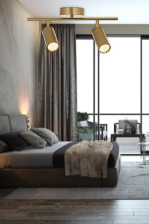 Plafoniera  HubRom, RAY 5402-1158-52 24x45 cm 2xG10-Max40W Antiq