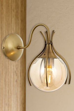 Aplica HubRom, PENCE 5101-1766-52 20x20xHmax30 cm 1xE27-60W Antiq