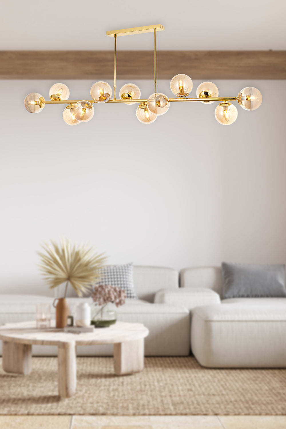 Lustra HubRom, Z SIRALI 5012-4045-61 170x170x35xHmax80 cm 12xE14-40W Auriu