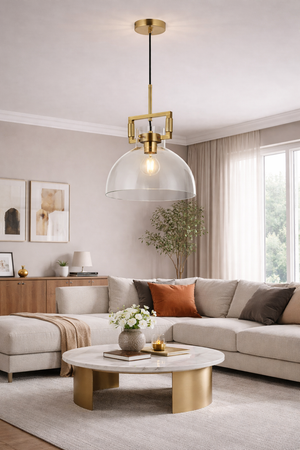 Lustra HubRom, BELIS 5011-1443-52 25x25xHmax55-150 cm 1xE27-60W Antiq