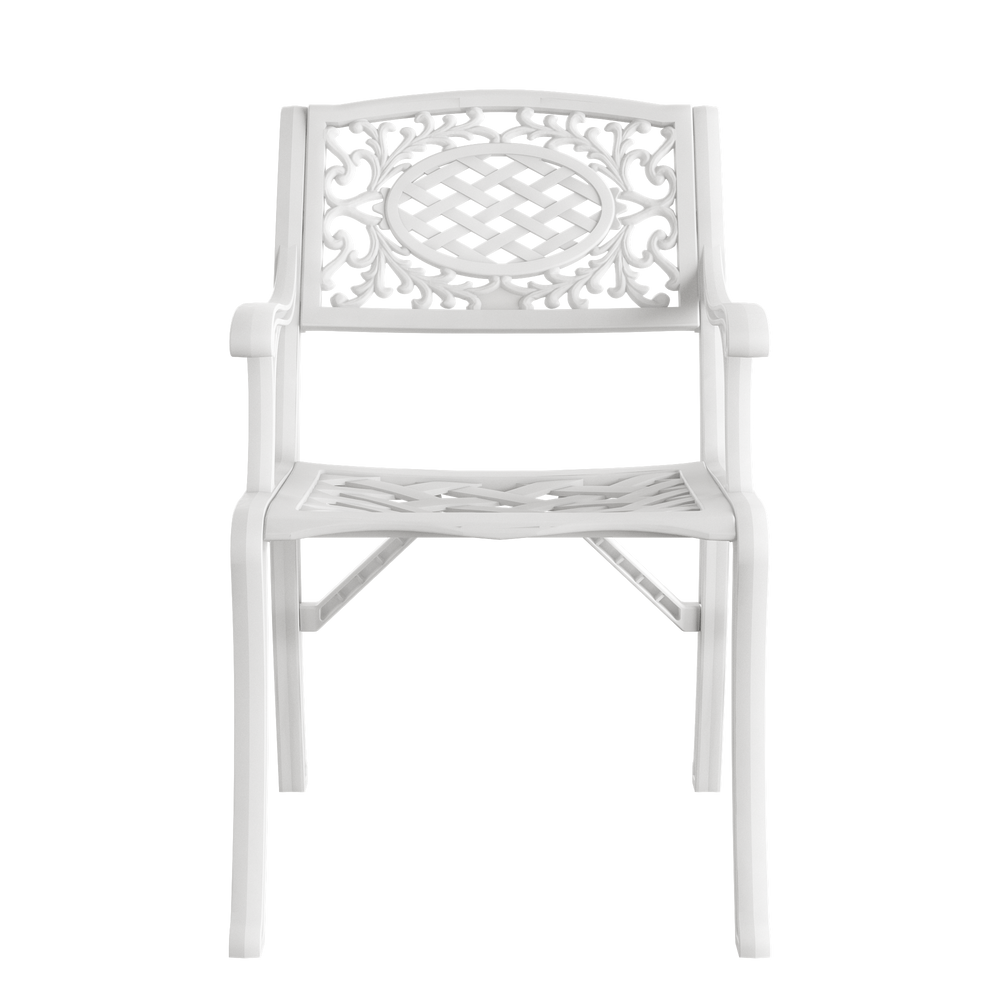 Scaun HubRom, CUNDA 45x40x56x88 cm Alb