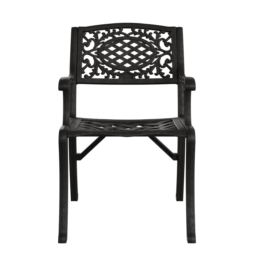 Scaun HubRom, CUNDA 45x40x56x88 cm Negru