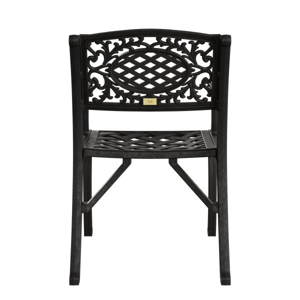 Set Mobilier Gradina HubRom, 1xMasa Patrata(75x75x72), 3xScaun CUNDA(43x42x50x91) Negru