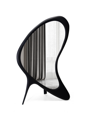 Oglinda HubRom Avis, 180x90 cm, Negru