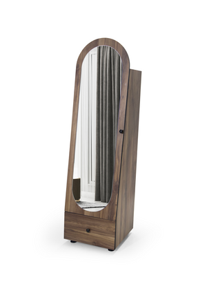 Oglinda HubRom Ekol Ceviz, 170x45x47 cm, Lemn