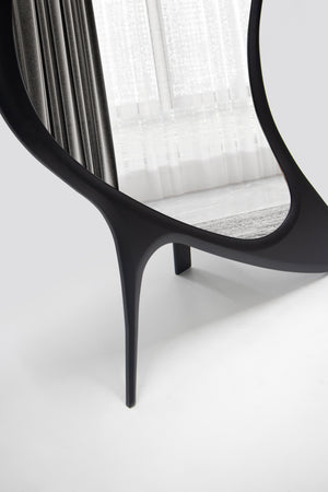 Oglinda HubRom Avis, 180x90 cm, Negru