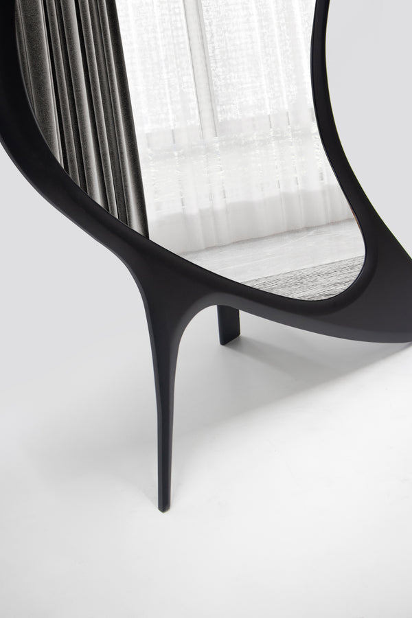 Oglinda HubRom Avis, 180x90 cm, Negru