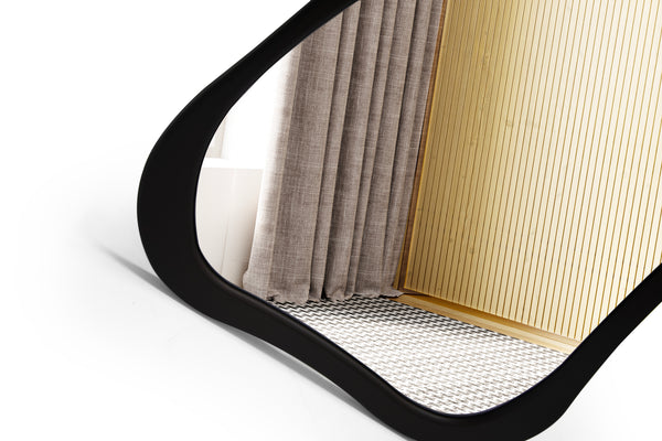 Oglinda HubRom Miami, 180x90 cm, Lemn