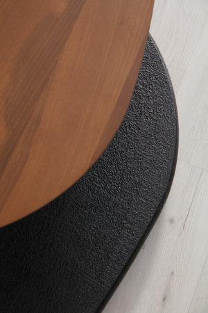 Masuta de Cafea HubRom Pierro, 130X80X30 cm, Lemn/Negru