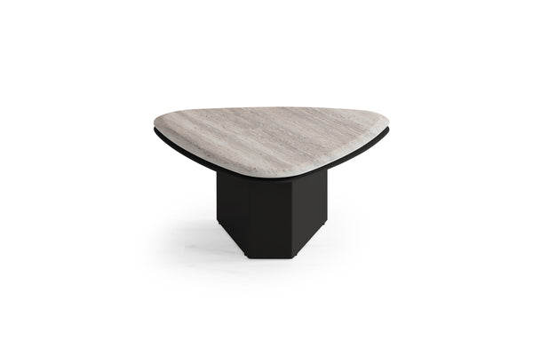 Masuta de Cafea HubRom Negro, 84x88x45 cm, Grı/Negru