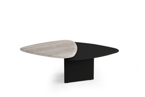 Masuta de Cafea HubRom Negro, 84x88x45 cm, Grı/Negru