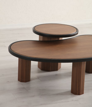 Set Masute de Cafea HubRom Trio, 120X50-45X50 cm, Lemn