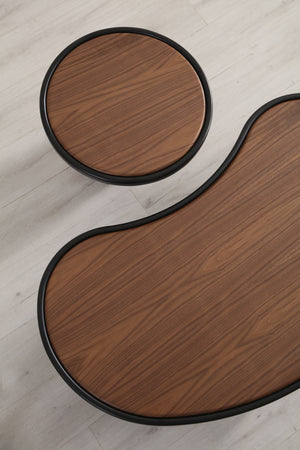 Set Masute de Cafea HubRom Trio, 120X50-45X50 cm, Lemn