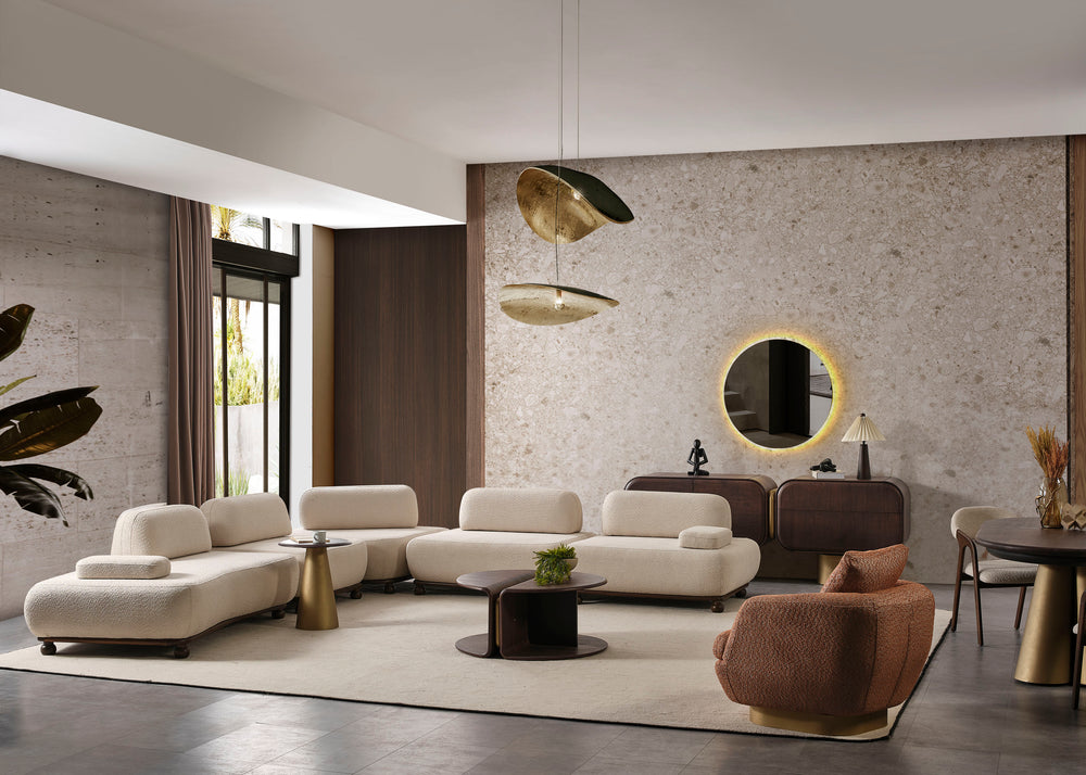 Coltar Modular HubRom Mango, 400*300/110x75 cm, Gri