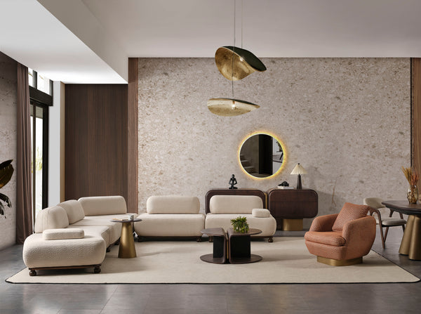 Masuta de Cafea HubRom Mango, 80x40 Antiq/Lemn