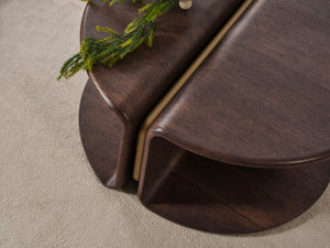 Masuta de Cafea HubRom Mango, 80x40 Antiq/Lemn