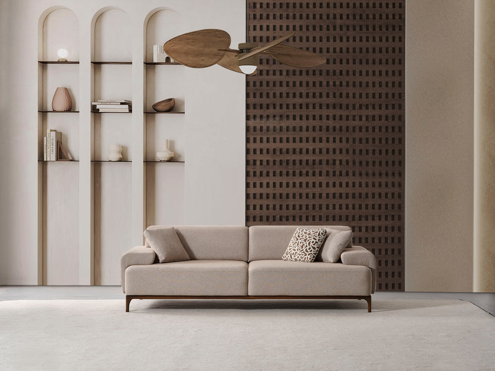 Canapea Extensibila HubRom Best, 240x80x94, Crem