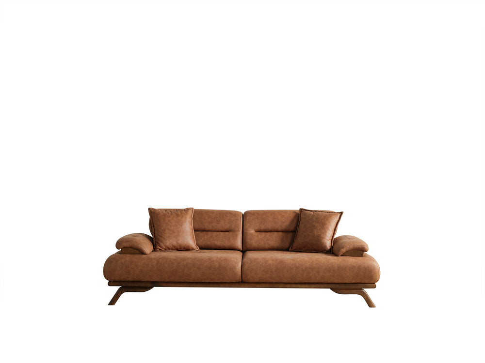 Canapea Extensibila HubRom Pablo, 245x97x82, Maro