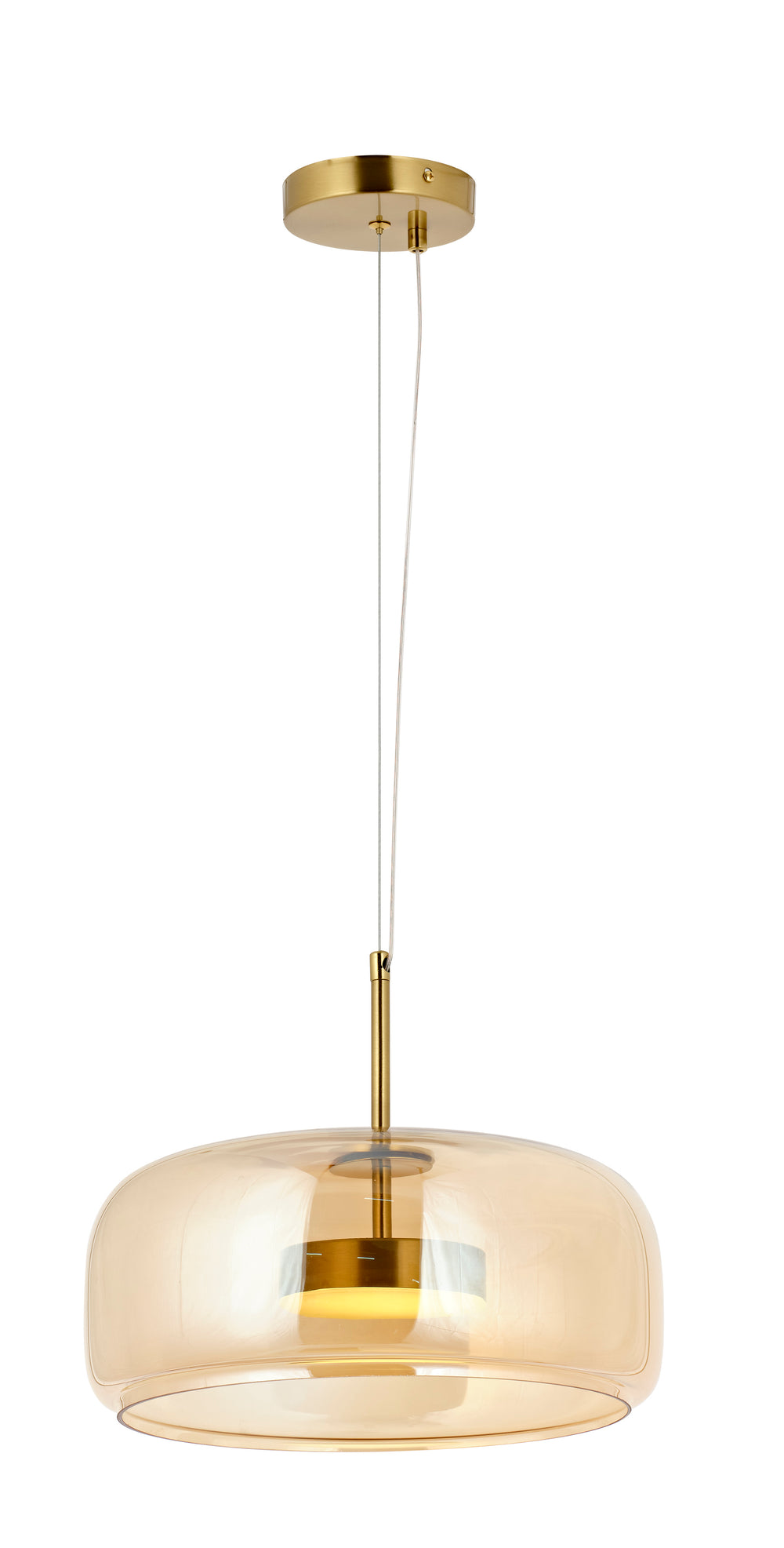 Lustra Led HubRom, SIDE Antiq 5001-8957-52 35x35xHmax30-110 cm  3200 K Lumina Neutra