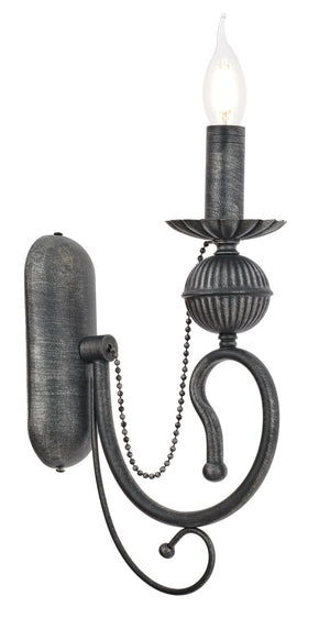 Aplica HubRom, KASGAR 5101-2024-96 25x25xHmax40 cm 1xE27-60W Antracit