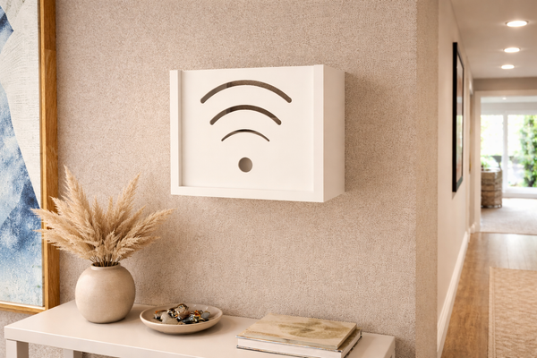 Cutie Wifi HubRom 30 cm x 25 cm x 15 cm, Alb