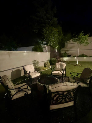 Set Gradina/Terasa HubRom, BODRUM Masa 122x82x53 cm, Canapea 121x60, 2 Fotolii 60x60 cm Negru / Alb