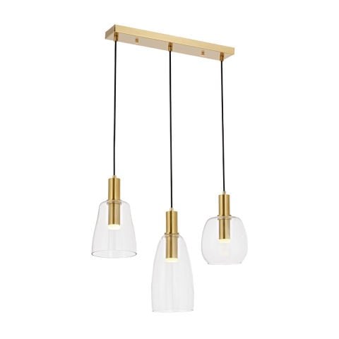 Lustra HubRom, AKCAY 5403-5655-52 55x20xHmax70-100 cm 3xE14-40W Antiq