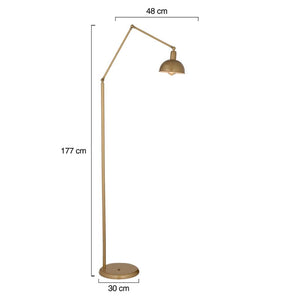 Lampader HubRom, AKSU 3636-1L-FR 30x177 cm 1xE27-60W Antiq