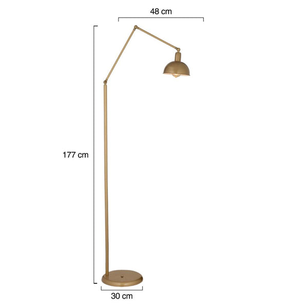 Lampader HubRom, AKSU 3636-1L-FR 30x177 cm 1xE27-60W Antiq