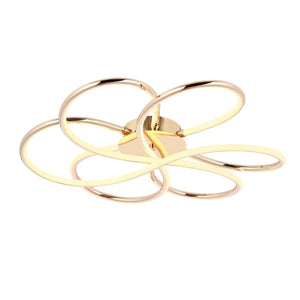 Plafoniera Led HubRom, ALVIYA Auriu  5001-0375-54 58x58xHmax10 cm Lumina Calda,Rece,Neutra