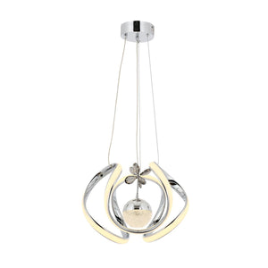 Lustra Led HubRom, ALYA Crom 5001-0378-51 25x35xHmax90 cm Lumina Calda,Rece,Neutra