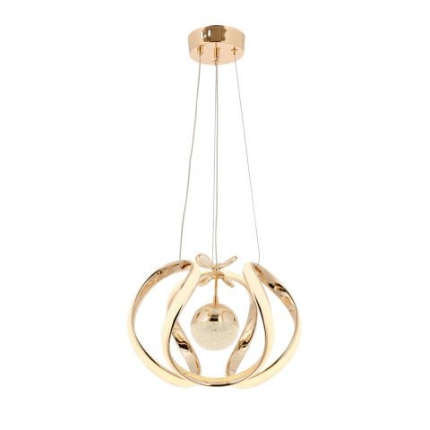 Lustra Led HubRom, ALYA Auriu 5001-0378-54 25x35xHmax90 cm Lumina Calda,Rece,Neutra